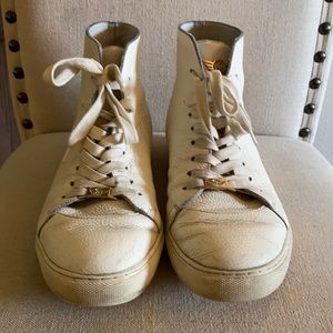 Ferrari Massari High Top Sneakers As Is Leather 9